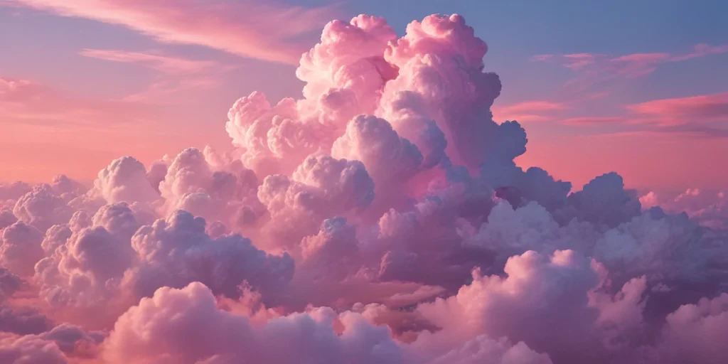 pink clouds wallpaper