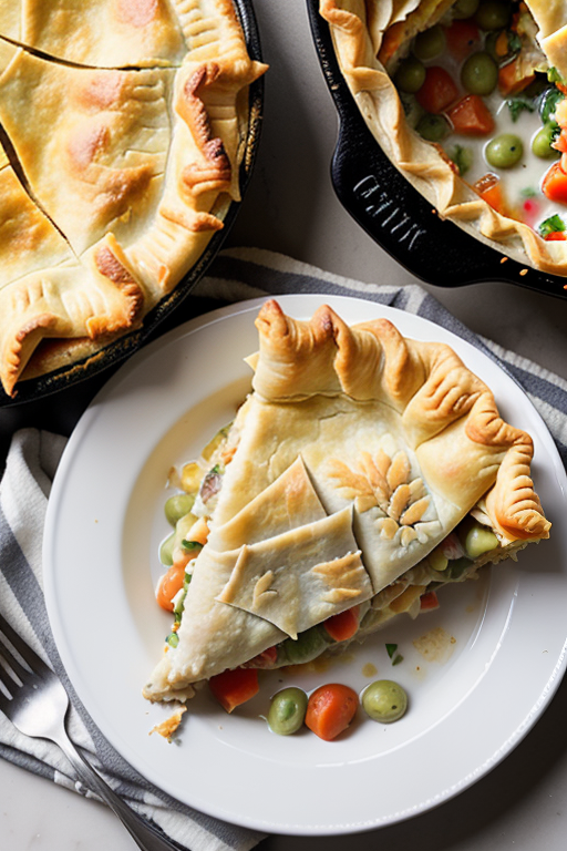 chicken pot pie with phyllo crust