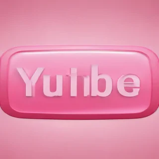 pink youtube logo