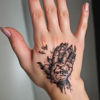 i love you sign language tattoo