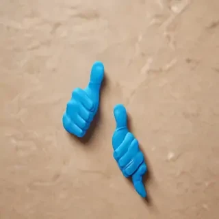 blue thumbs up emoji