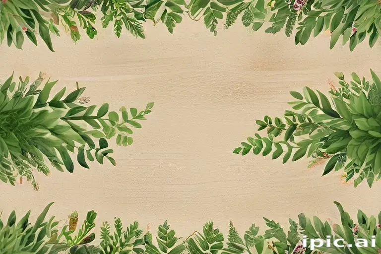 greenery border