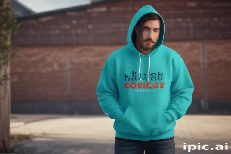 hooded sweatshirt mockup