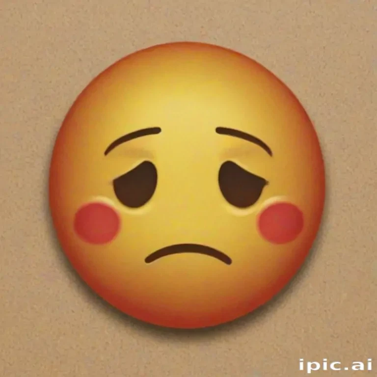 sad face emoji