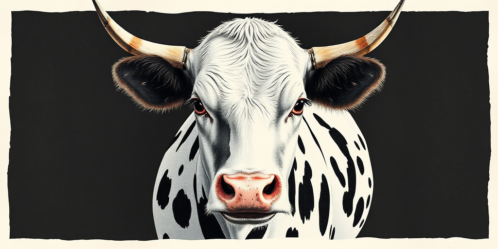 aesthetic cow print