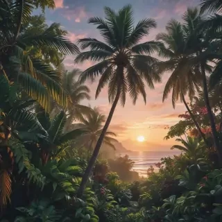 tropical wallpaper iphone