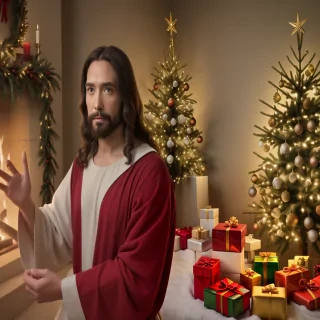 christmas picture of jesus