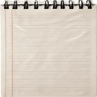 notebook paper png