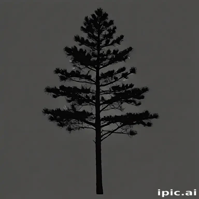 pine tree silhouette png