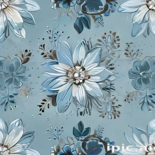 flower background blue