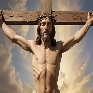 a picture of jesus on the cross