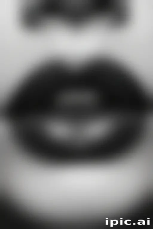 lips clipart black and white