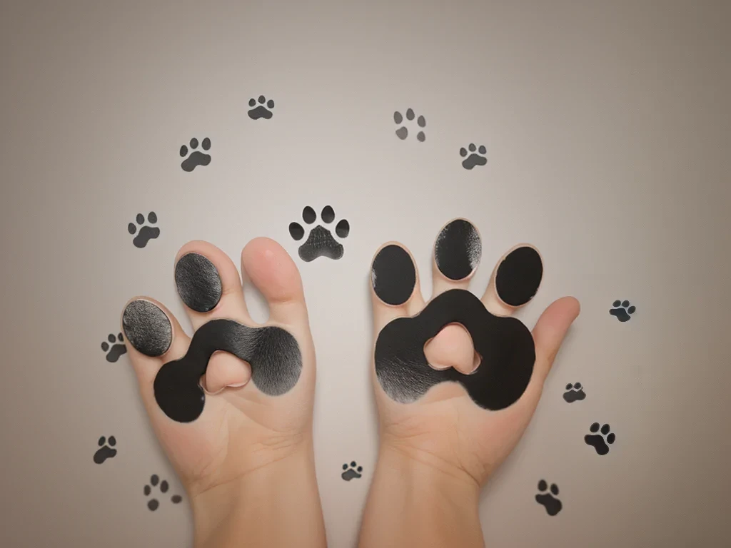 paw print background
