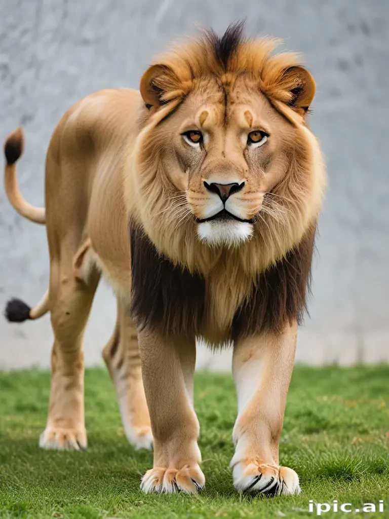 transparent lion