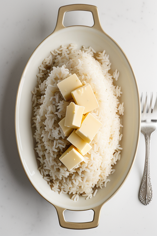 rice with butter and sugar