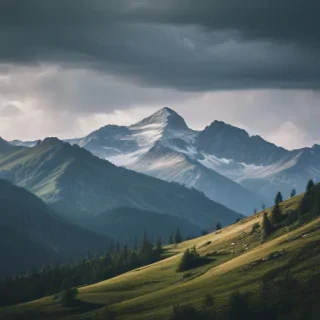 mountains transparent