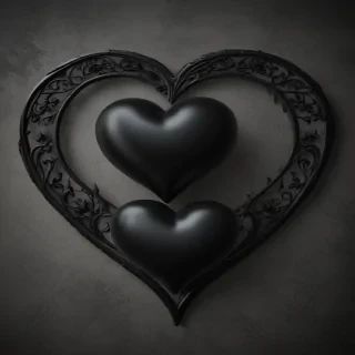 black hearts png