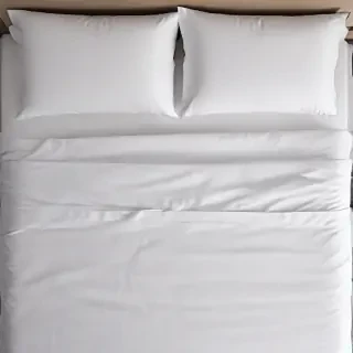 bed top view