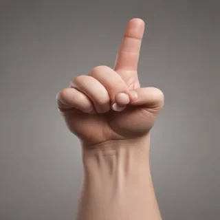 pointing finger png