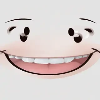 transparent happy face