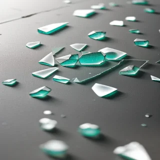 broken glass texture