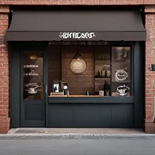 coffee shop mockup
