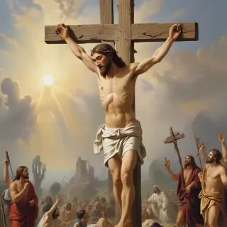 jesus on the cross pictures