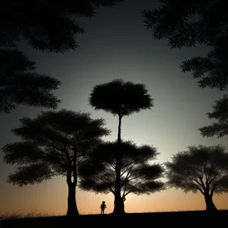 trees silhouette png