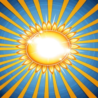 sunshine clipart transparent background