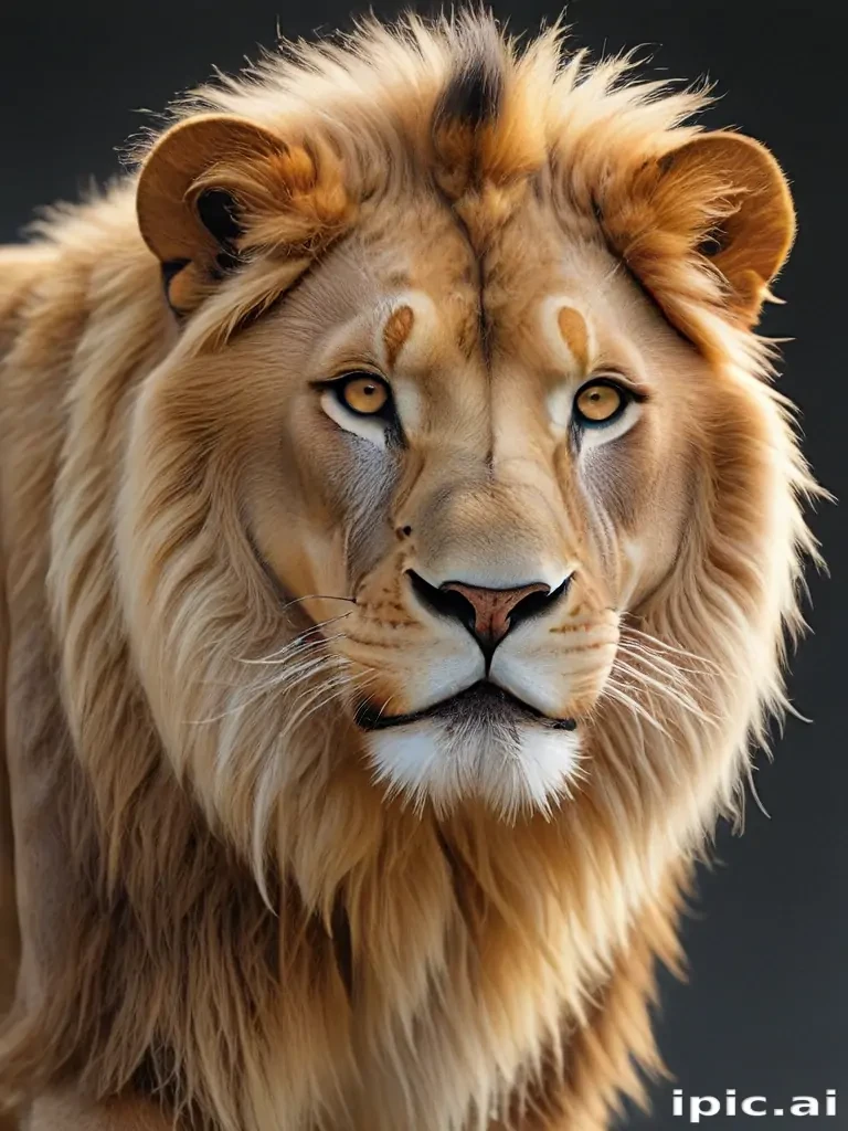 transparent lion