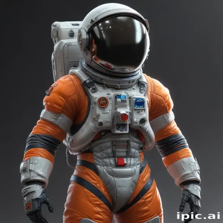 cartoon transparent astronaut suit