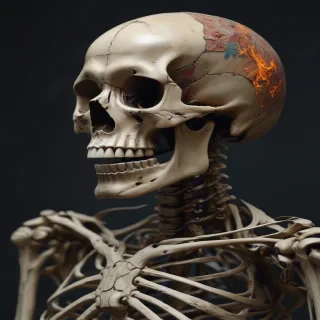 skeleton wallpaper