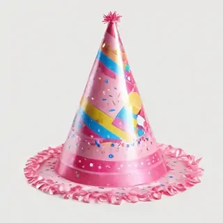 transparent background birthday hat