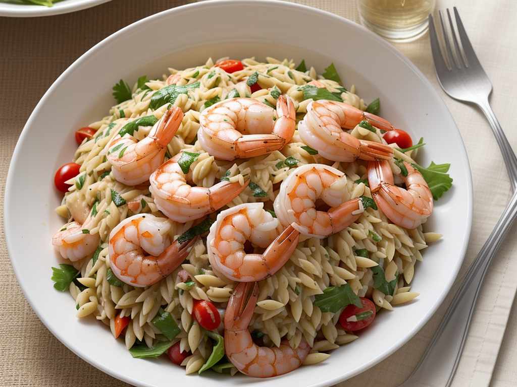 shrimp orzo salad ina garten