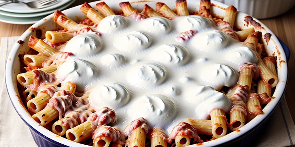baked ziti with sour cream