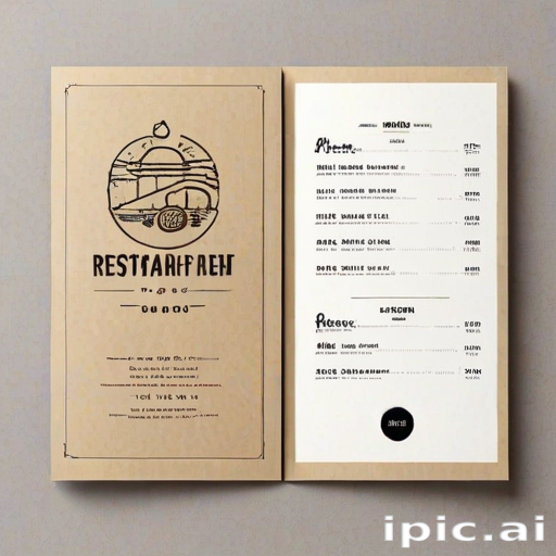 restaurant menu mockup free