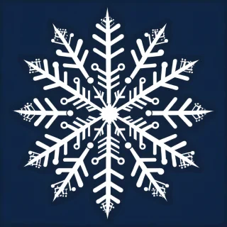 snowflake clipart transparent