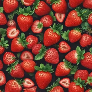 strawberry wallpaper iphone