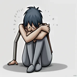 cartoon images of depression