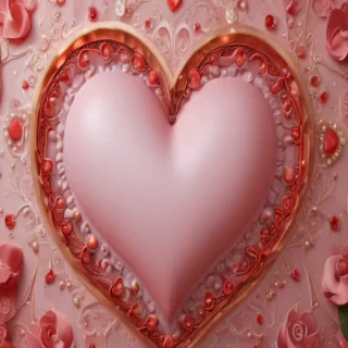 heart background aesthetic