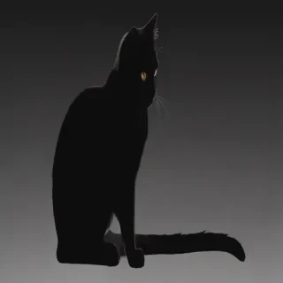 cat silhouette png