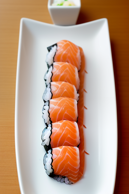 how salmon is served in nigiri sushi nyt