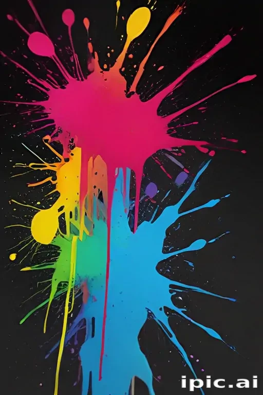 paint splatter transparent