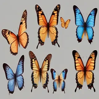 butterflies png transparent
