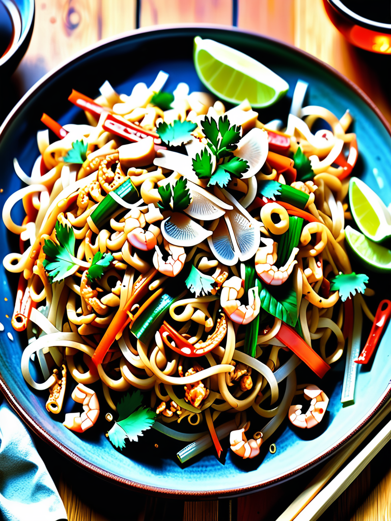 pad thai with hoisin sauce