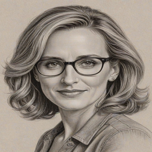 Captivating Marlee Matlin, pencil sketch, portrait of Superb woman 1931s in glasses, hair style beatnik, outline, clear lines, fine lines, 8k