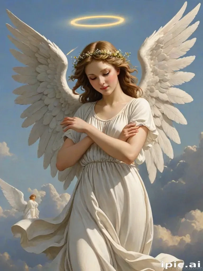 clipart of angels with wings