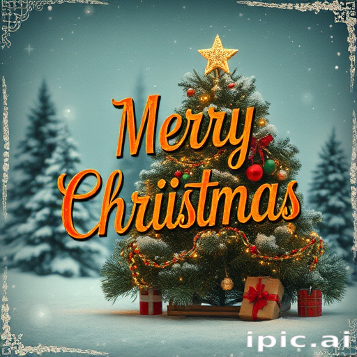 vintage merry christmas image