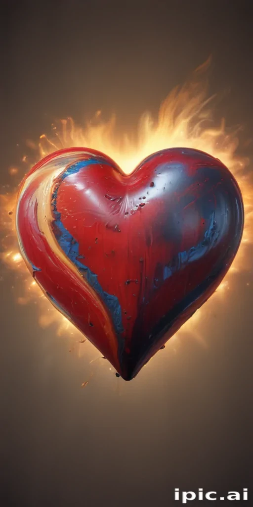 blurred heart