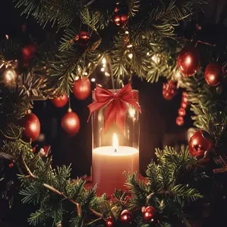 aesthetic christmas iphone wallpaper